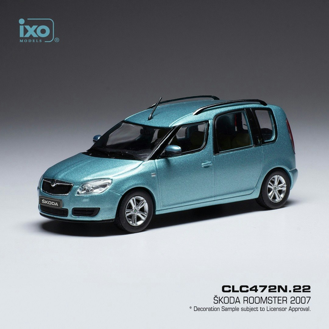 Skala 1/43 ŠKODA ROOMSTER, fr IXO Models