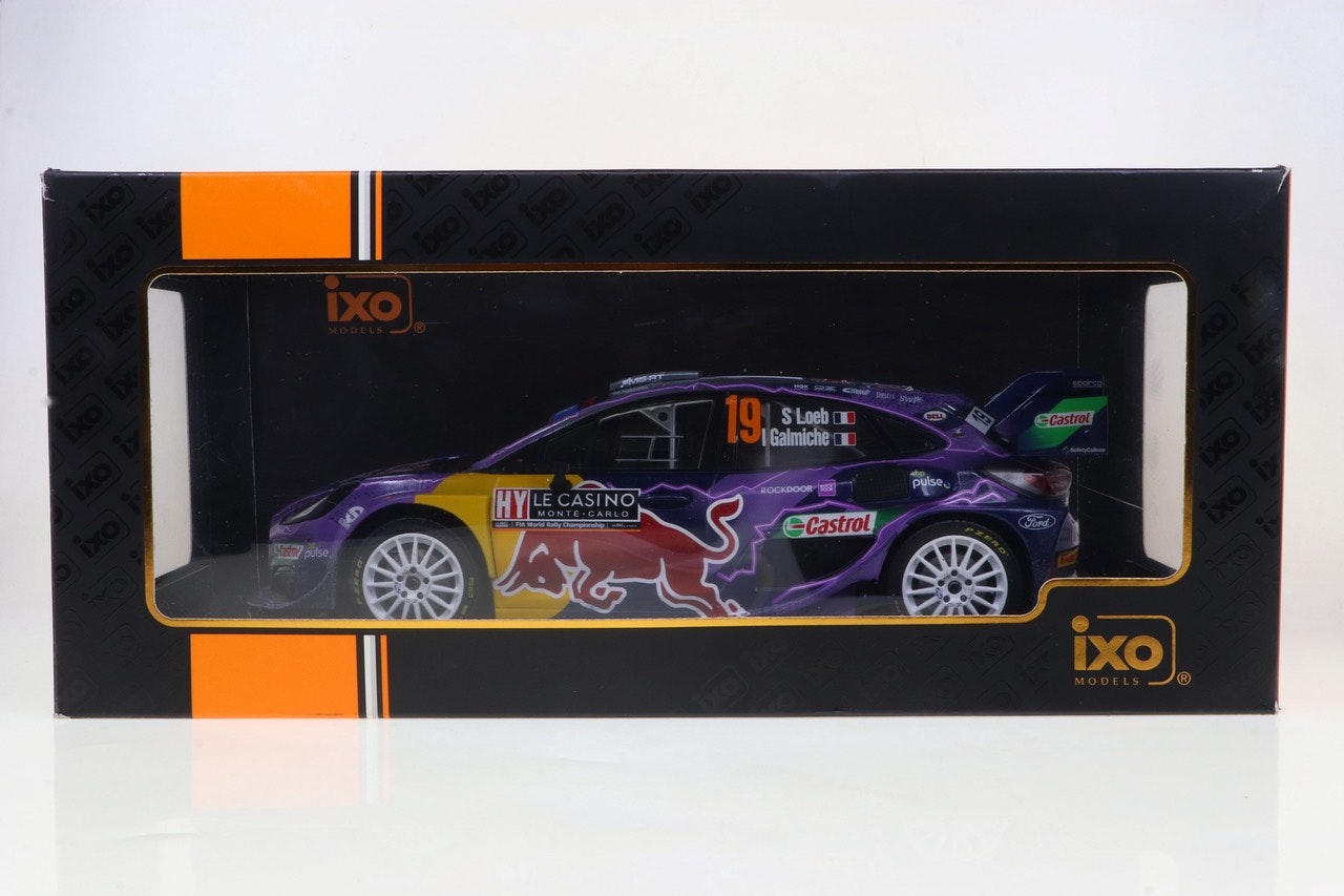 Skala 1/18 FORD PUMA Rally1 #19 S.Loeb/I.Galmiche, Monte-Carlo 22 fr IXO Models