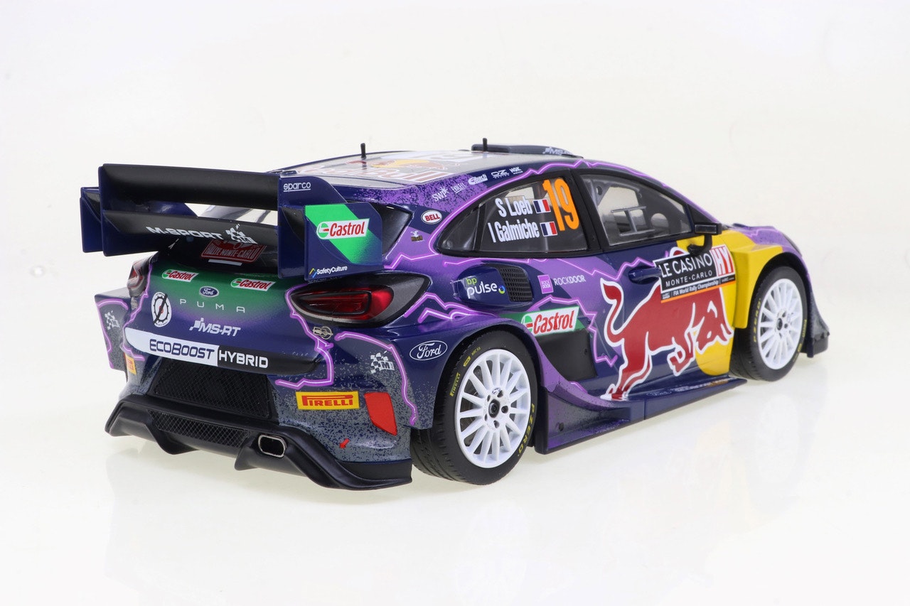 Skala 1/18 FORD PUMA Rally1 #19 S.Loeb/I.Galmiche, Monte-Carlo 22 fr IXO Models