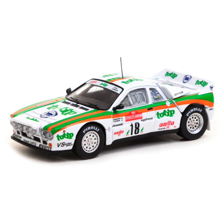 Skala 1/64 Lancia 037 Rally - Rally San Remo 1983 #18 fr TARMAC WORKS