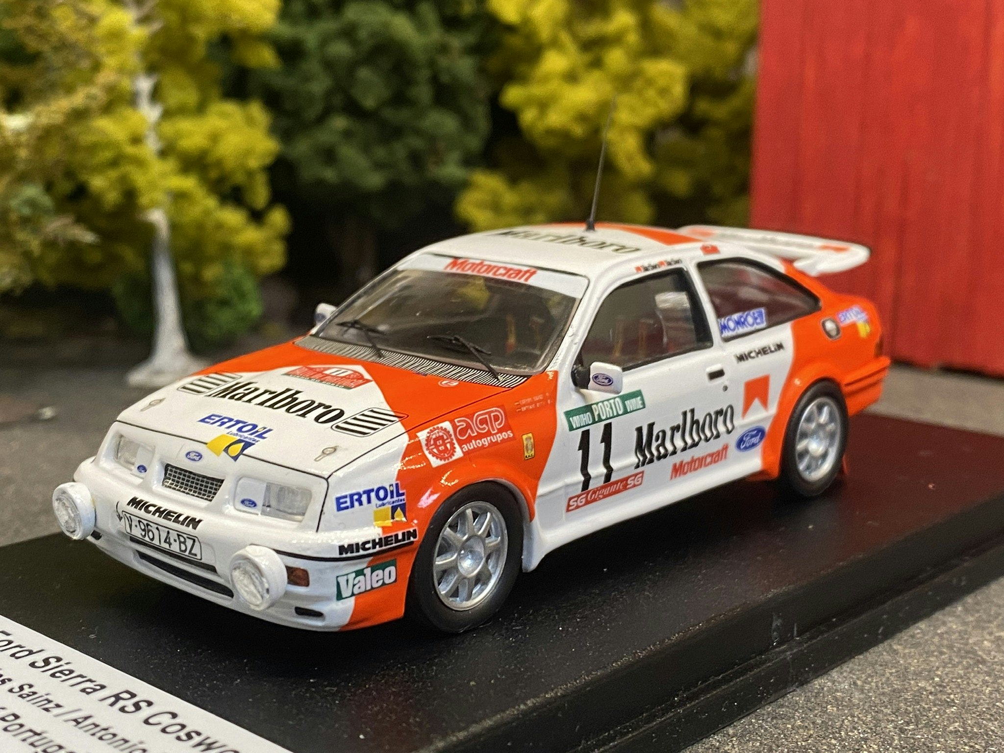 Skala 1/43 Ford Sierra RS Cosworth C Sainz/A Boto, Rally of Portugal 87' f Troféu