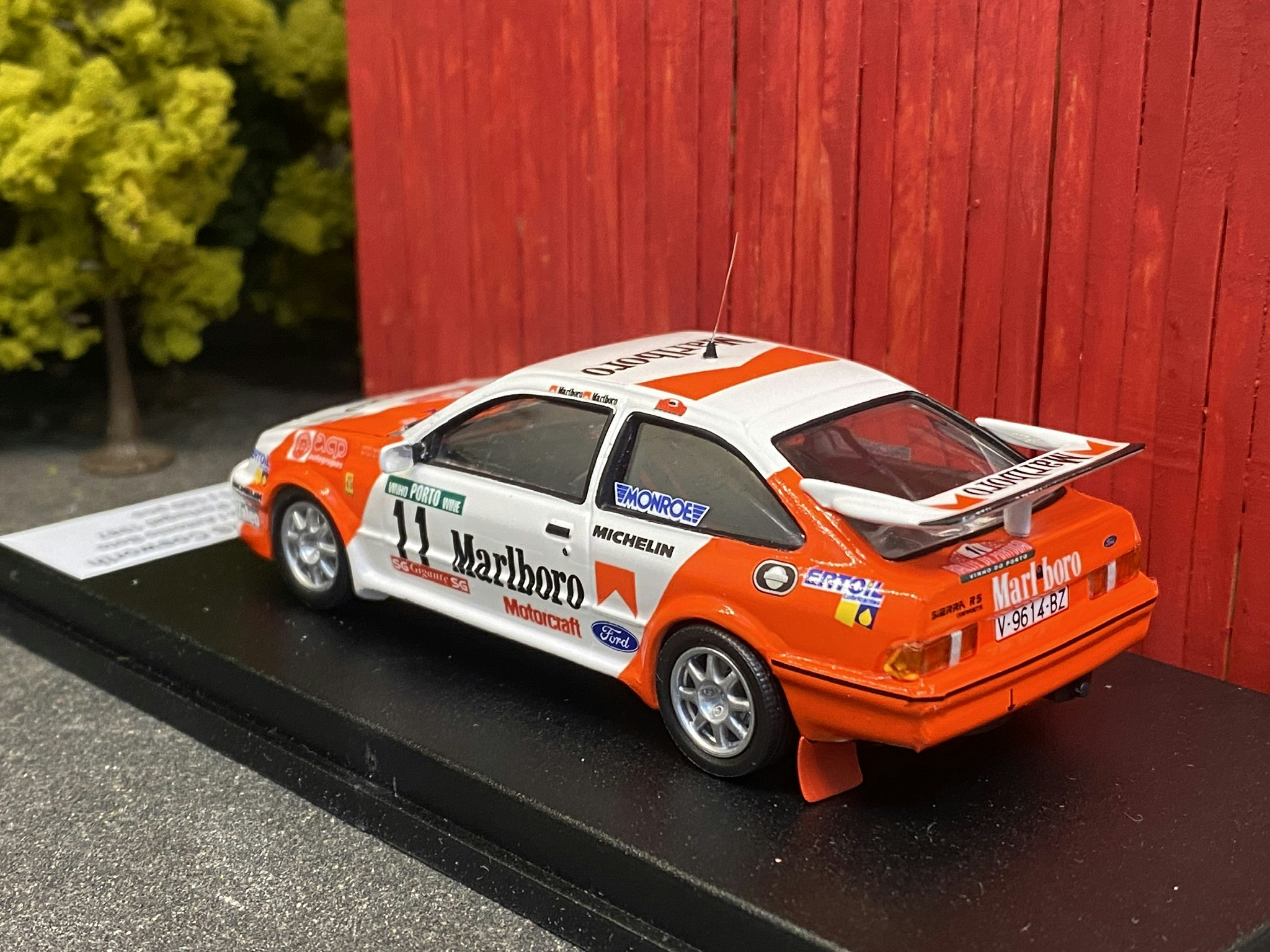 Skala 1/43 Ford Sierra RS Cosworth C Sainz/A Boto, Rally of Portugal 87' f Troféu