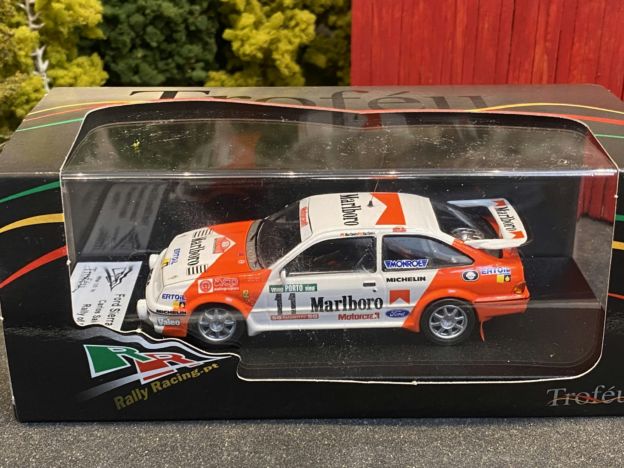 Skala 1/43 Ford Sierra RS Cosworth C Sainz/A Boto, Rally of Portugal 87' f Troféu