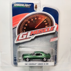Skala 1/64 Chevrolet Camaro SS 369 1967 "GL Muscle" från Greenlight