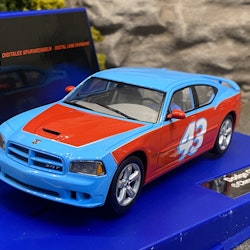 Skala 1/32 Digital/Analog slotcar fr Carrera: Dodge Charger SRT8, Blue/red #48