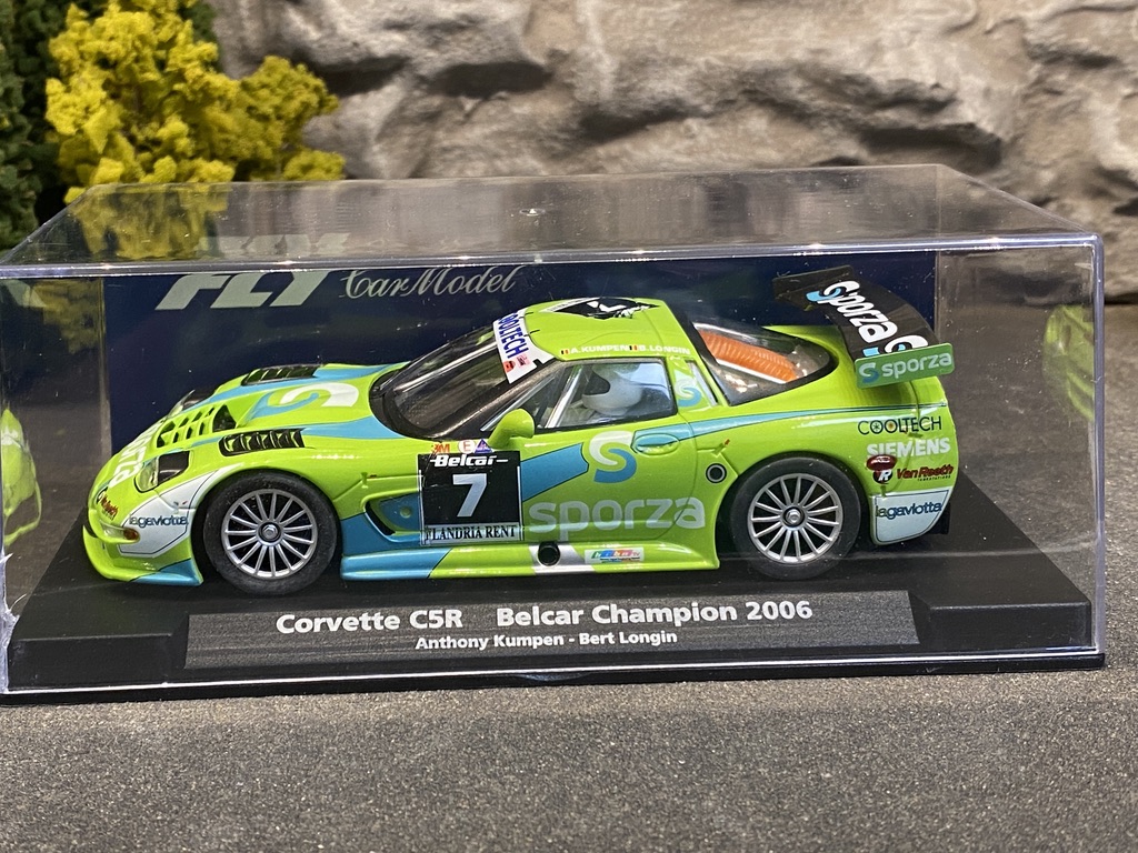 Scale 1/32 Analogue FLY slotcar: Chevrolet Corvette C5R, Belcar Championship 2006