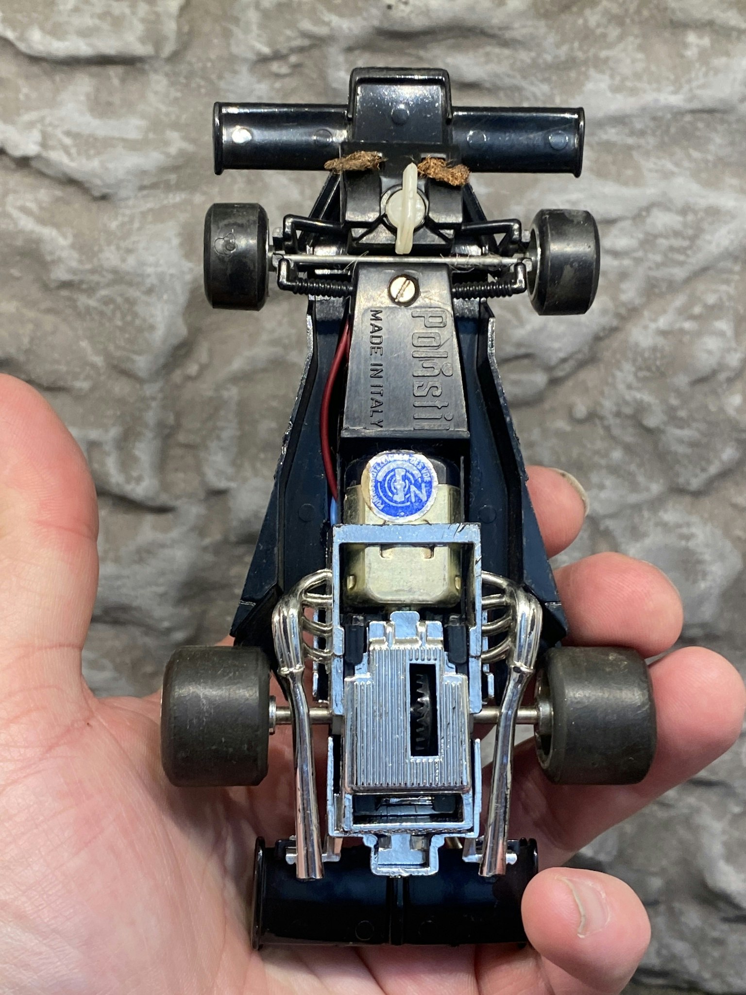 Skala 1/32 Begagnad/Used Analoge slotcar: Lotus "John Player Special" fr Polistil