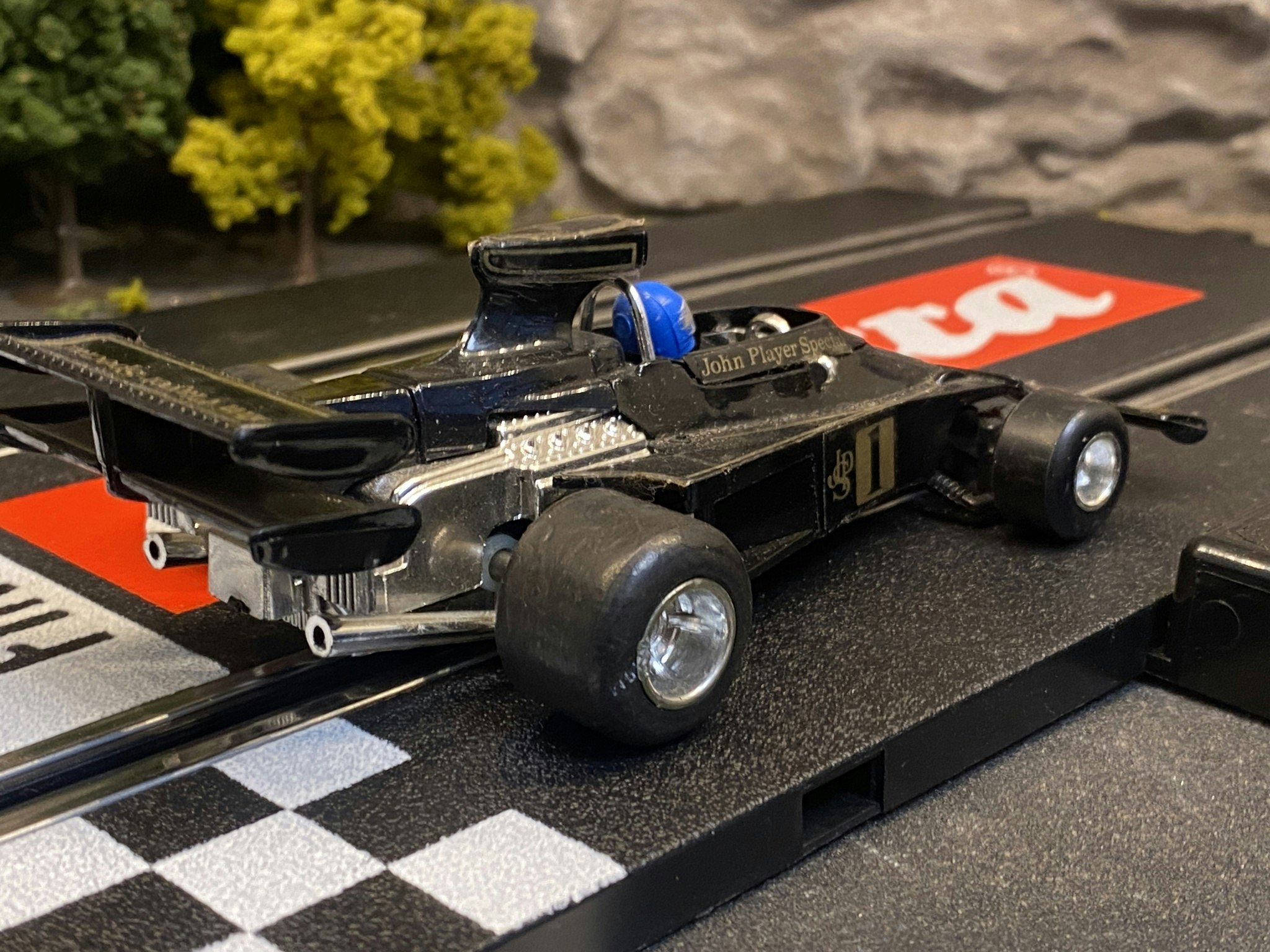 Skala 1/32 Begagnad/Used Analoge slotcar: Lotus "John Player Special" fr Polistil