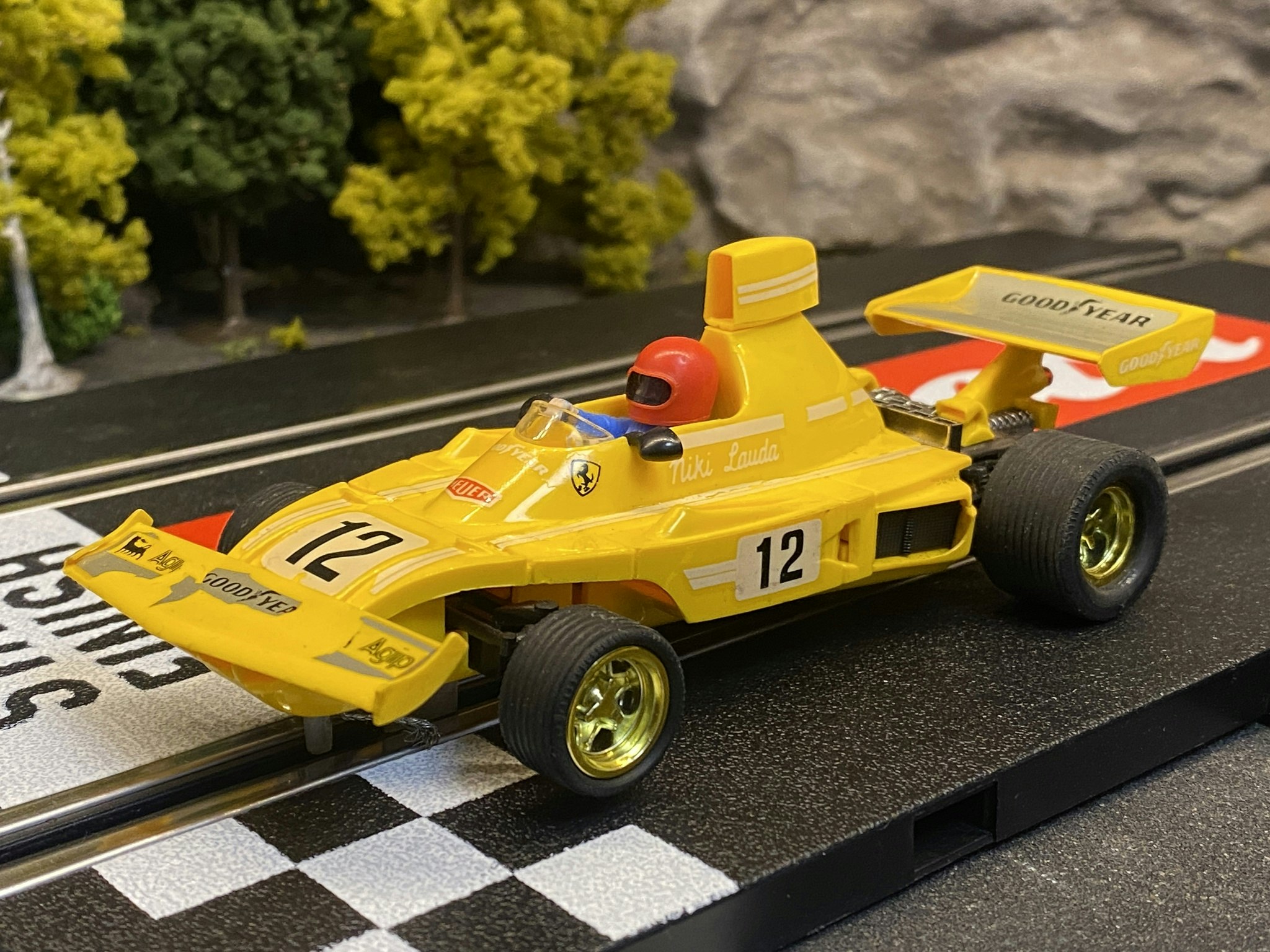 Skala 1/32 Used Analoge slotcar: Ferrari B3 F1 Ref-4052 fr Scalextric