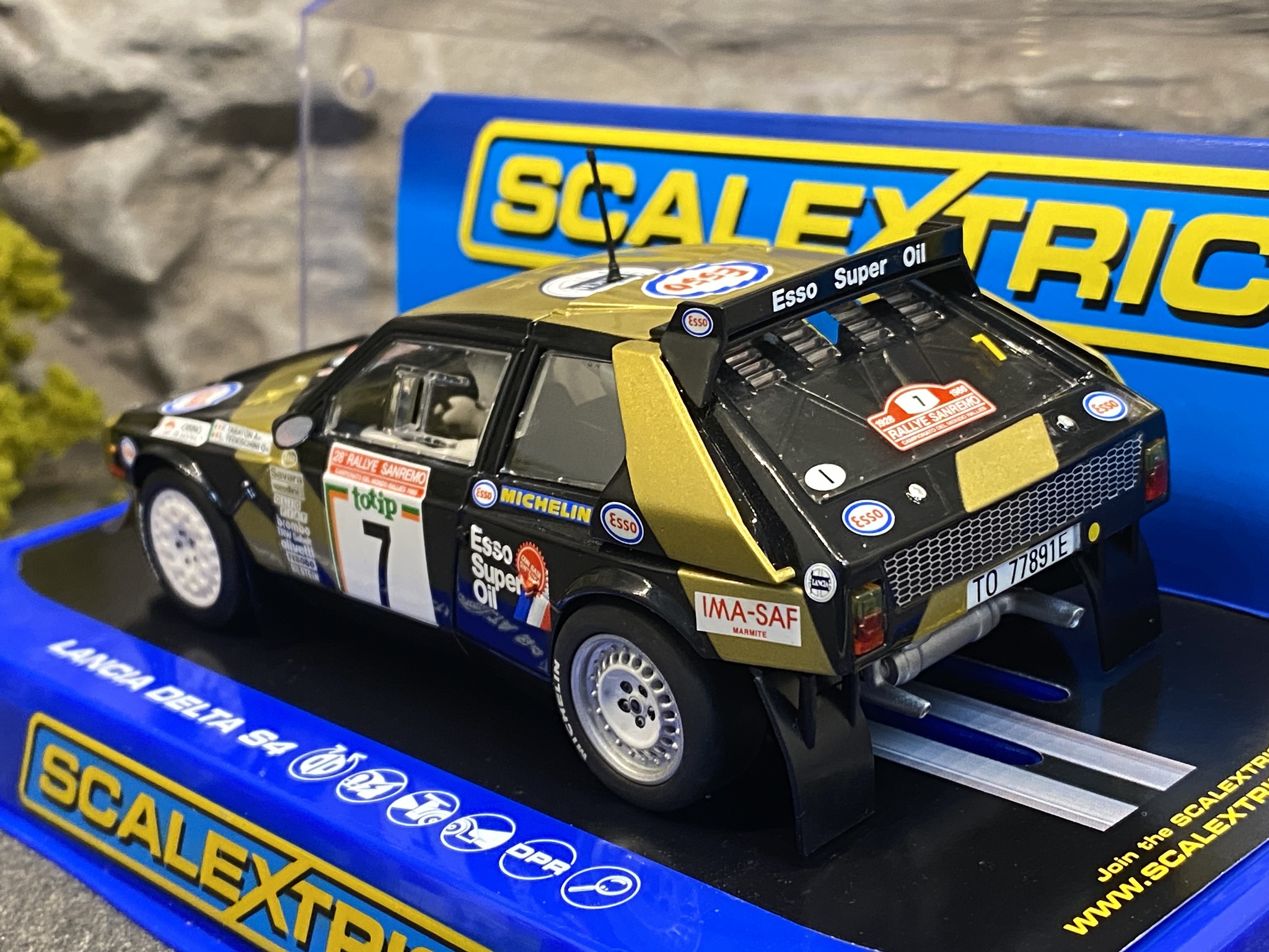 Skala 1/32 Lancia Delta S4 - F.Tabaton, 1986 San Remo Rally fr Scalextric
