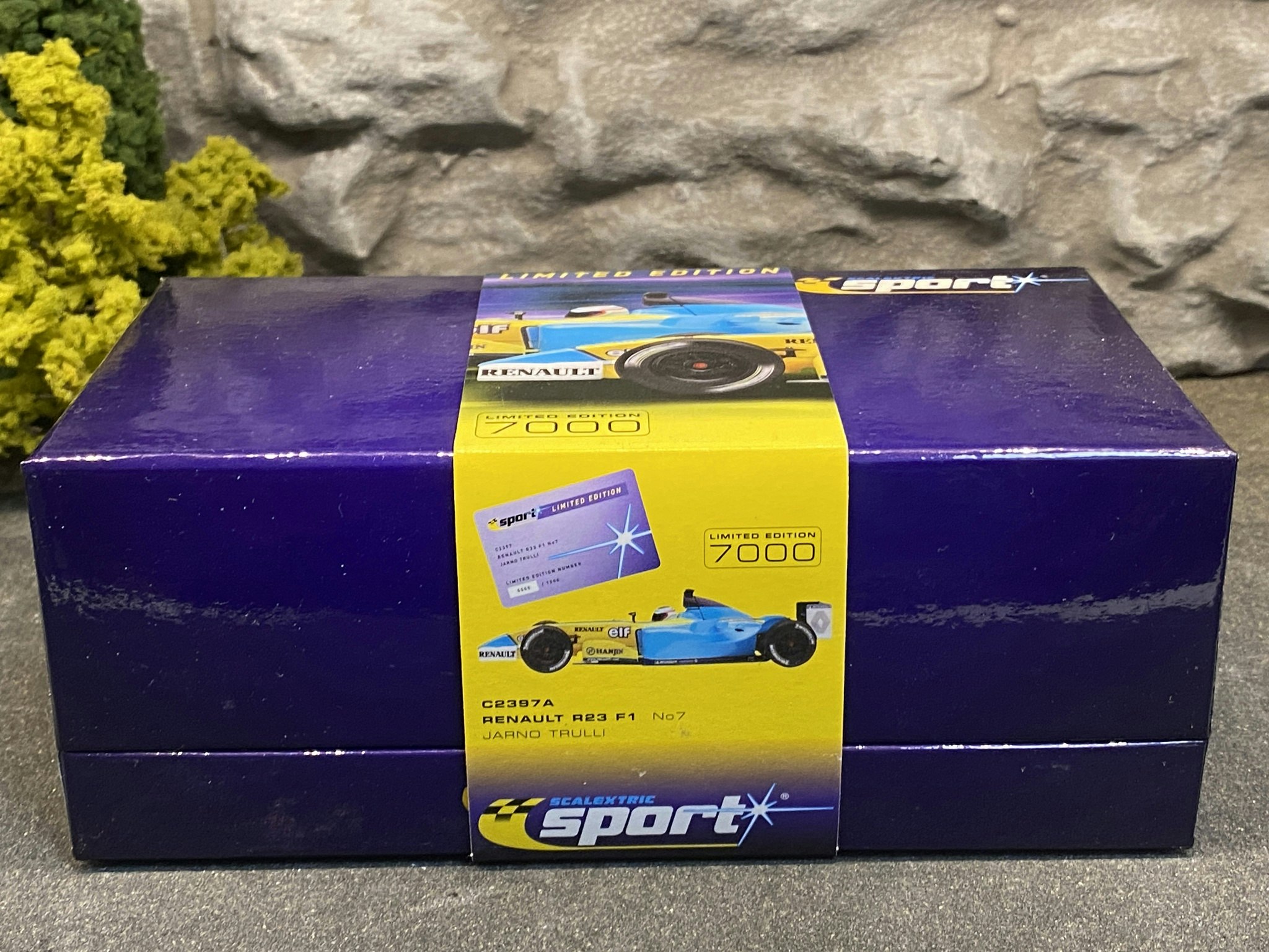 Skala 1/32 Analog Slotcar - Renault R23 F1 #7 Jarno Trulli Lim ed. fr Scalextric