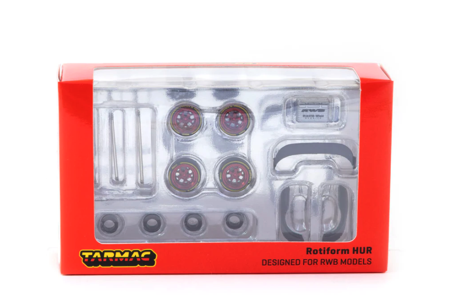 Skala 1/64 Wheels & Accessories Rotiform HUR Designed for RWB models fr TARMAC works