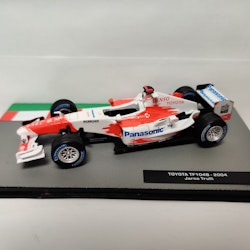 Skala 1/43: Toyota TF104B 2004 - Jarno Trulli fr Altaya