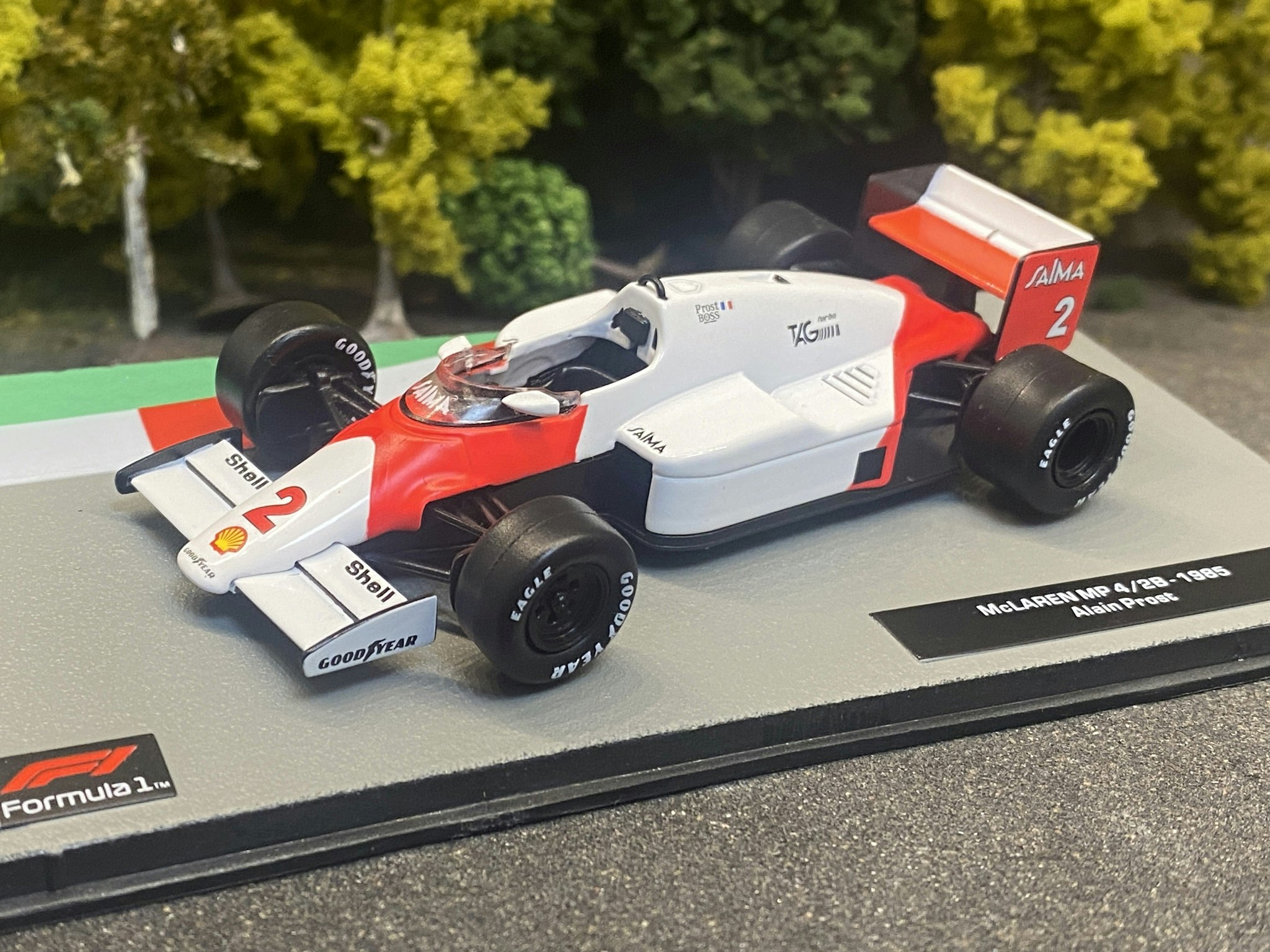 Skala 1/43 McLaren MP4/28, 1985 - Alain Prost fr Altaya