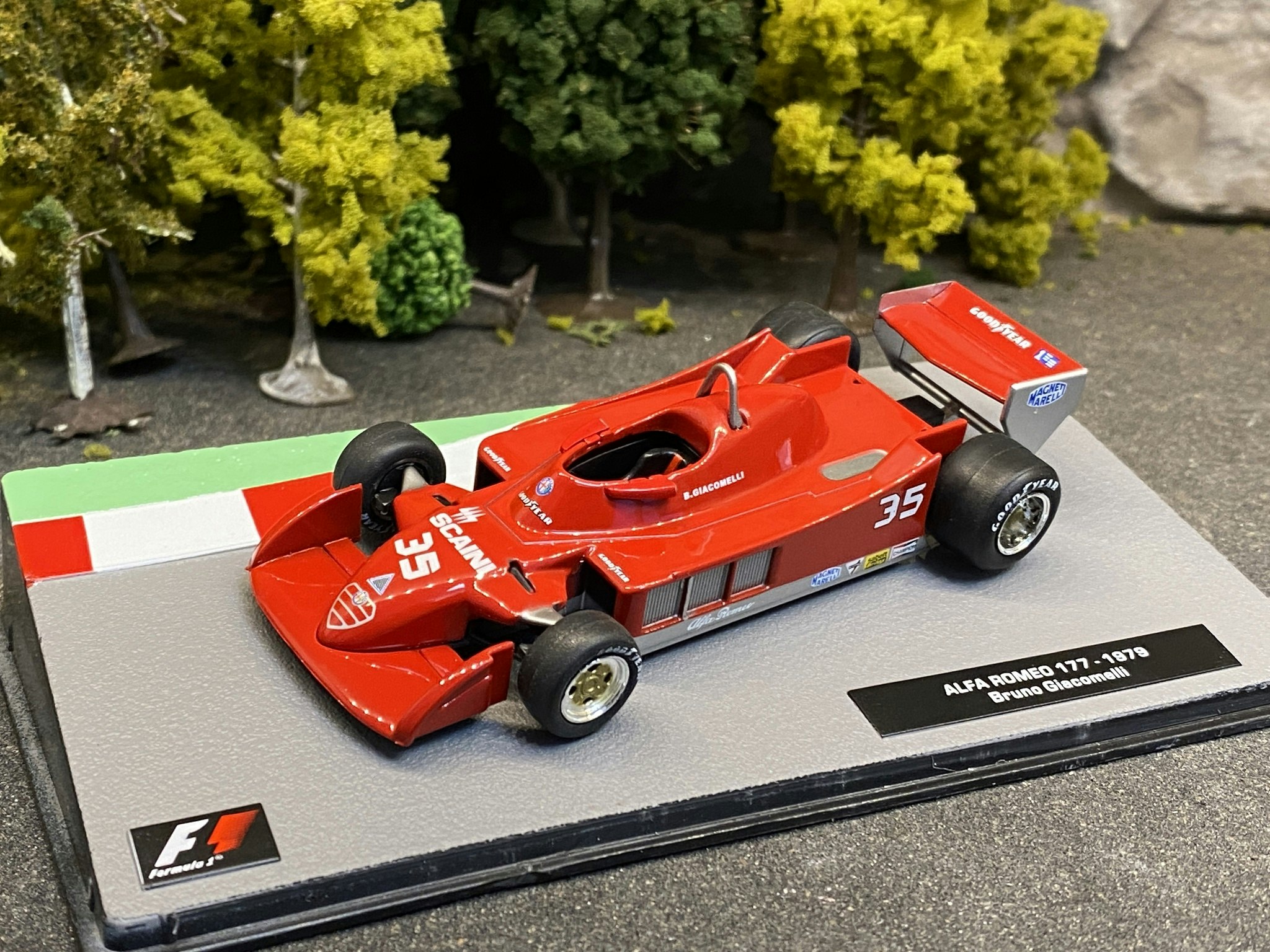 Skala 1/43 Alfa Romeo 177, 1979 - Bruno Giacomelli fr Altaya