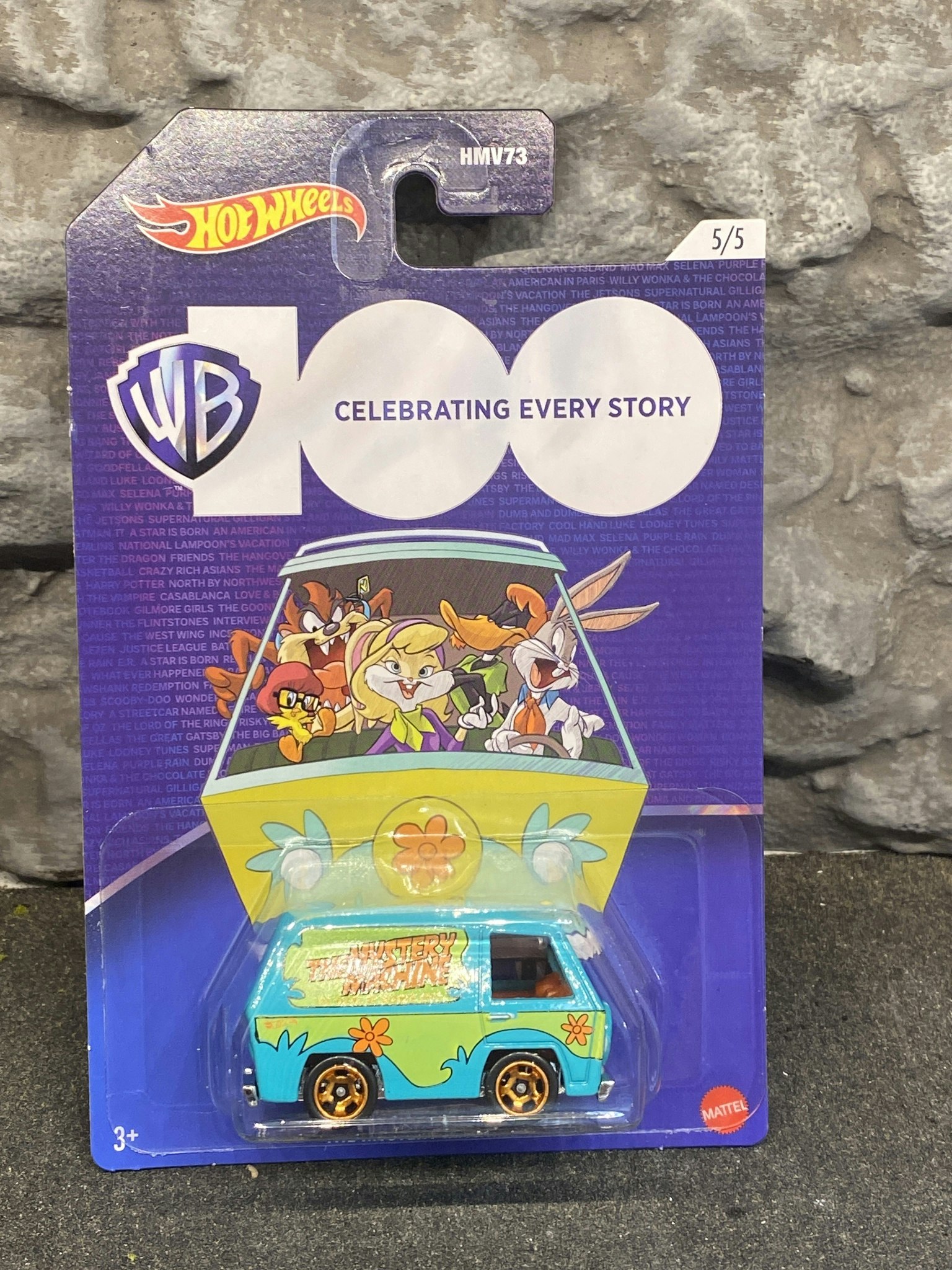 Skala 1/64 Hot Wheels - WB 100 years - The Mystery Machine