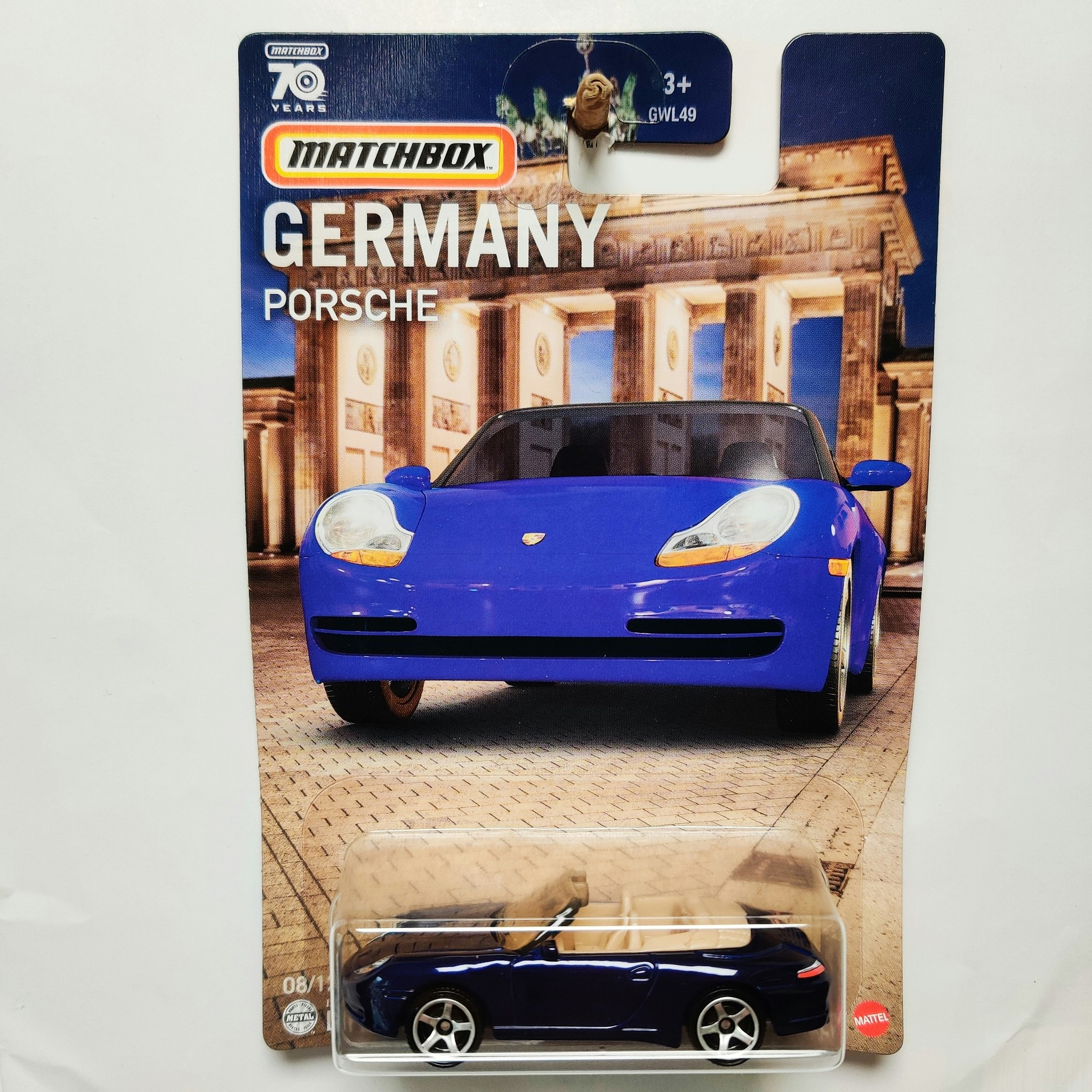 Skala 1/64 MATCHBOX - Germany - Porsche 911 Carrera Cabriolet