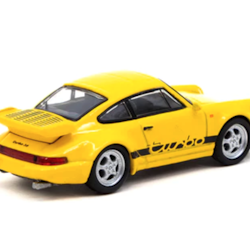 Skala 1/64 Porsche 911 Turbo, yellow - COLLAB64 Tarmac/Schuco