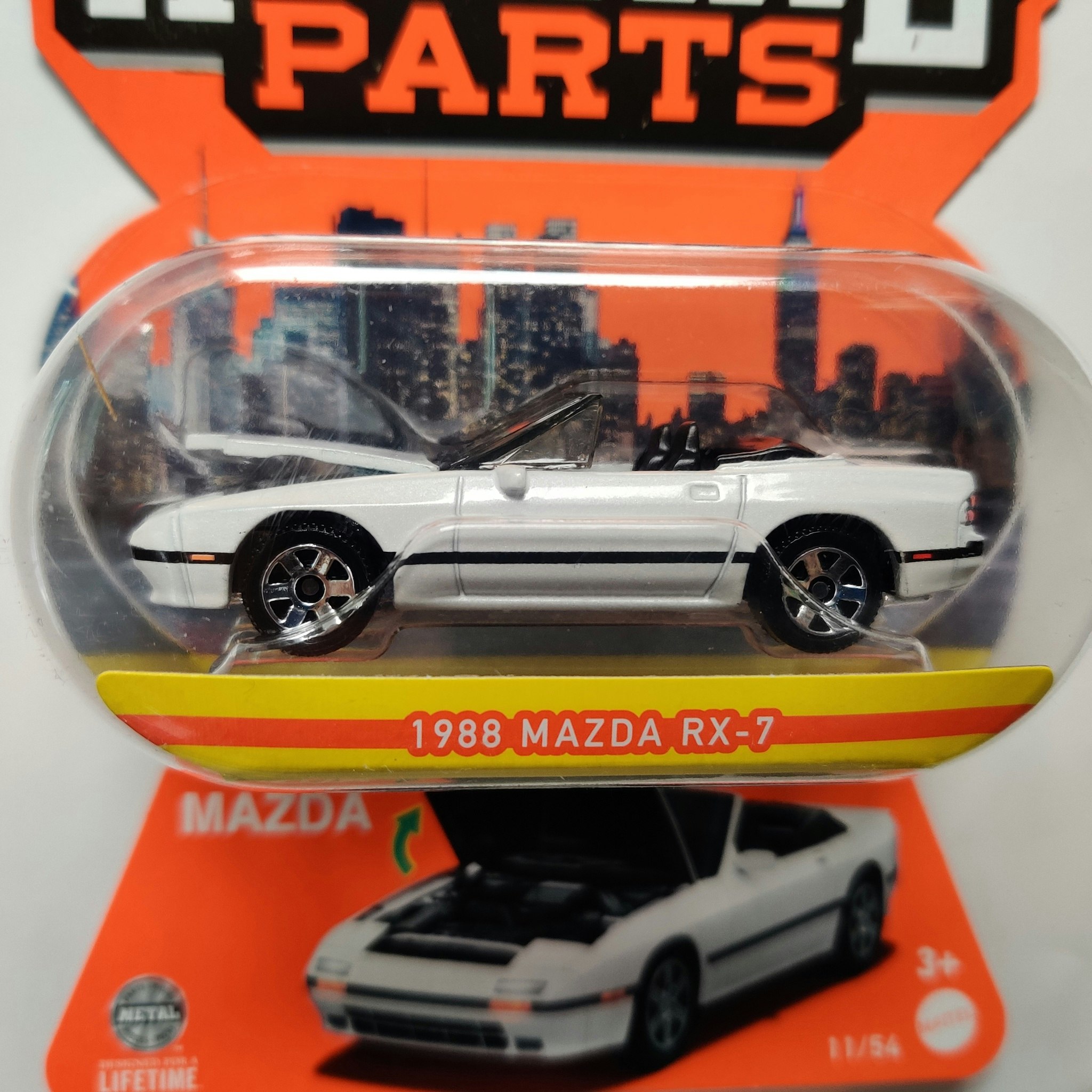 Skala 1/64 Matchbox - Mazda RX-7 Cabriolet 1988'