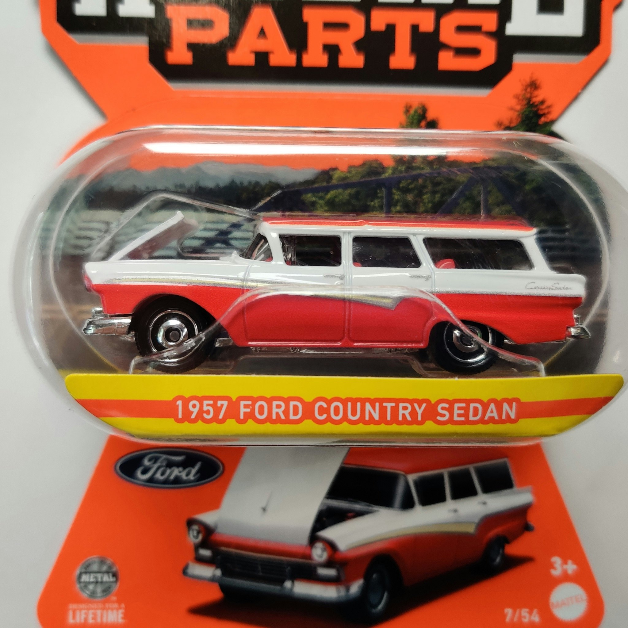 Skala 1/64 Matchbox "Moving parts" - Ford Country Sedan 1957