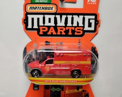 Skala 1/64 Matchbox "Moving parts" - RAM Ambulance 2019