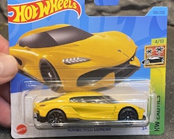 NEW! Skala 1/64, Hot Wheels: Koenigsegg Gemera, Yellow