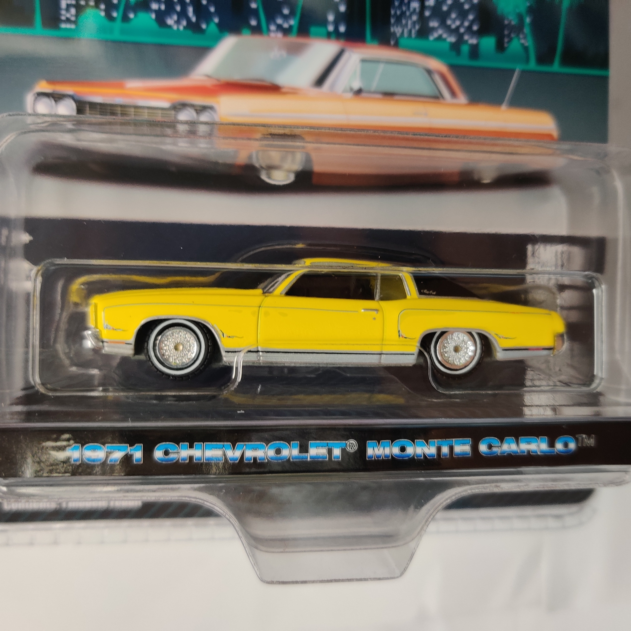 Skala 1/64 Greenlight, "California LowRiders" - Chevrolet Monte Carlo 71'