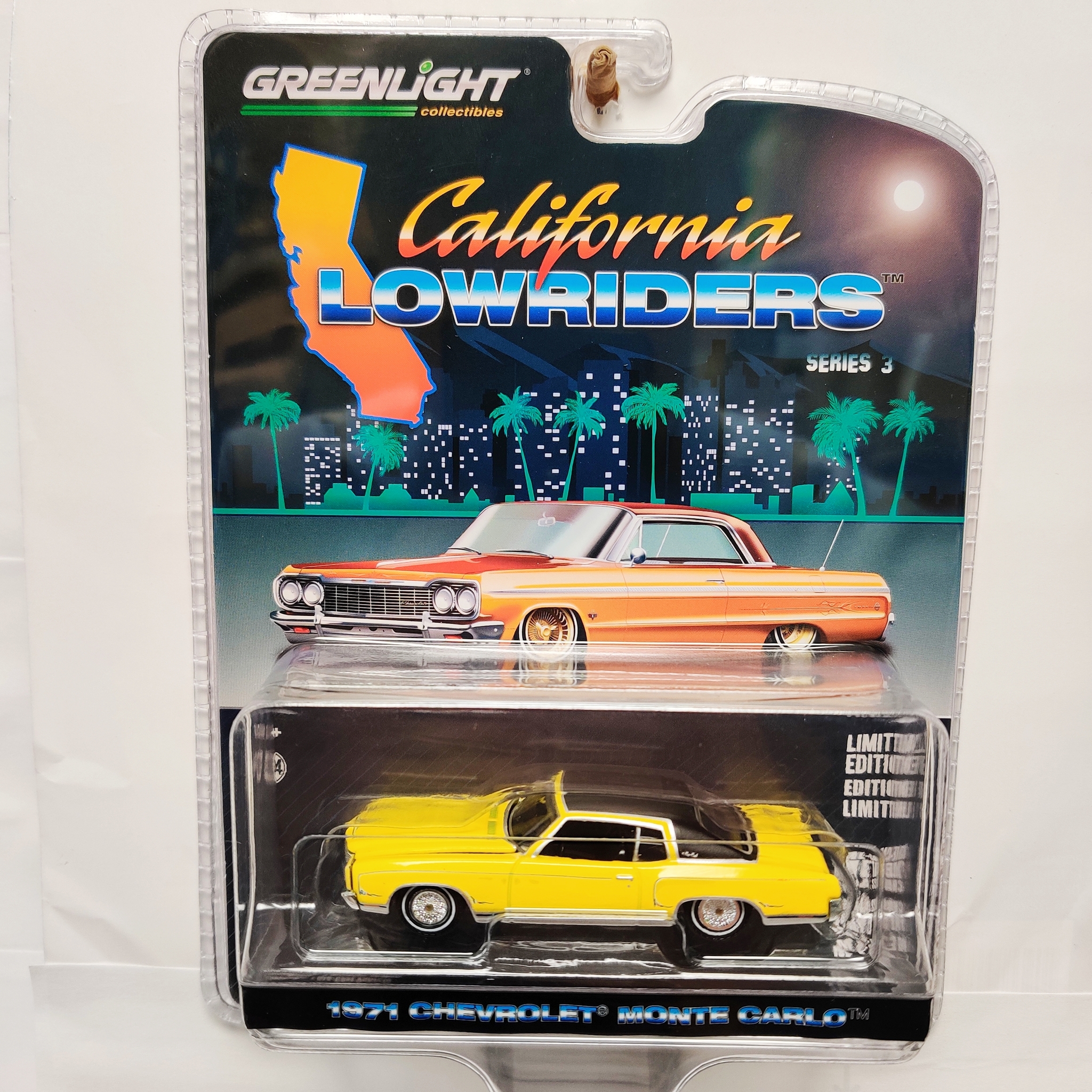 Skala 1/64 Greenlight, "California LowRiders" - Chevrolet Monte Carlo 71'