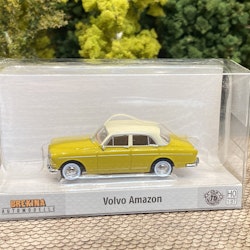 Skala 1/87 H0 - Volvo Amazon, Dark yellow w creme roof fr Brekina