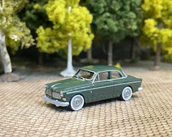 Scale 1/87 H0 - Volvo Amazon, Dark green with white wheel sides for Wiking
