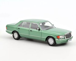 Skala 1/18 Mercedes-Benz 560 SEL 1991, Light green metallic fr Norev