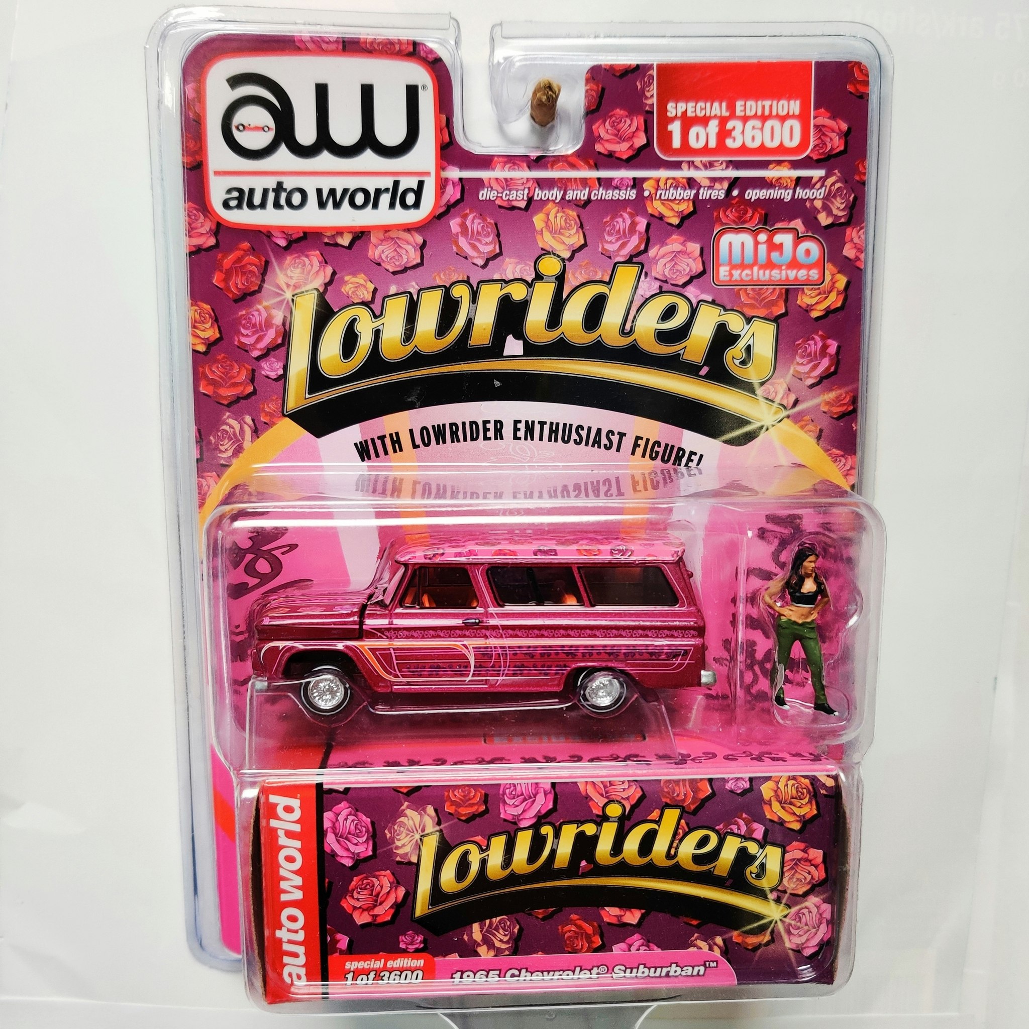 Skala 1/64 Auto World "Lowriders" Chevrolet Suburban 1965 Spc.Ed Exkl. Mijo