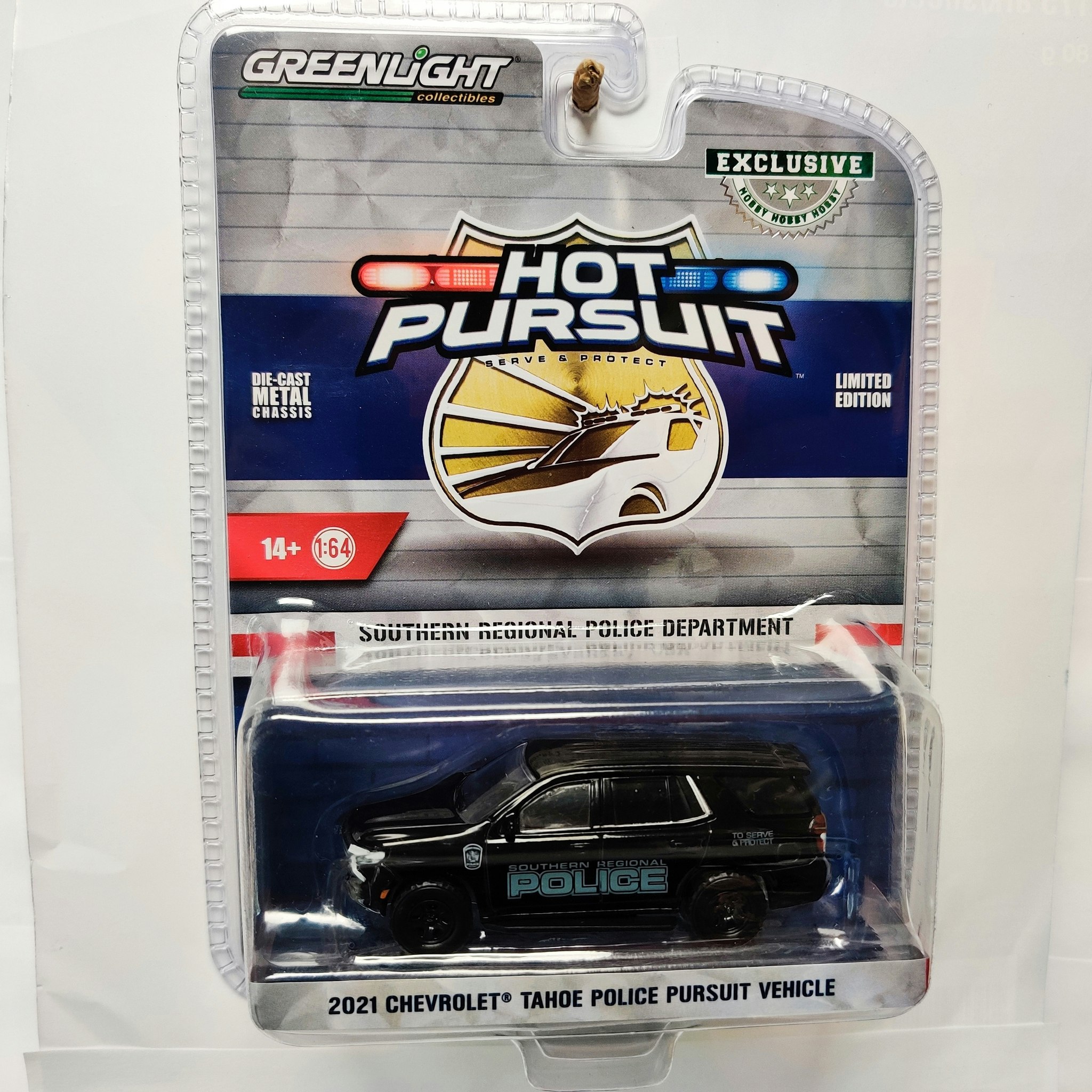 Skala 1/64 Greenlight, "Hot Pursuit" Chevrolet Tahoe Police Pursuit Vehicle 21 Pennsylvania