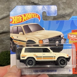 Skala 1/64 Hot Wheels, Toyota Land Cruiser 80, White