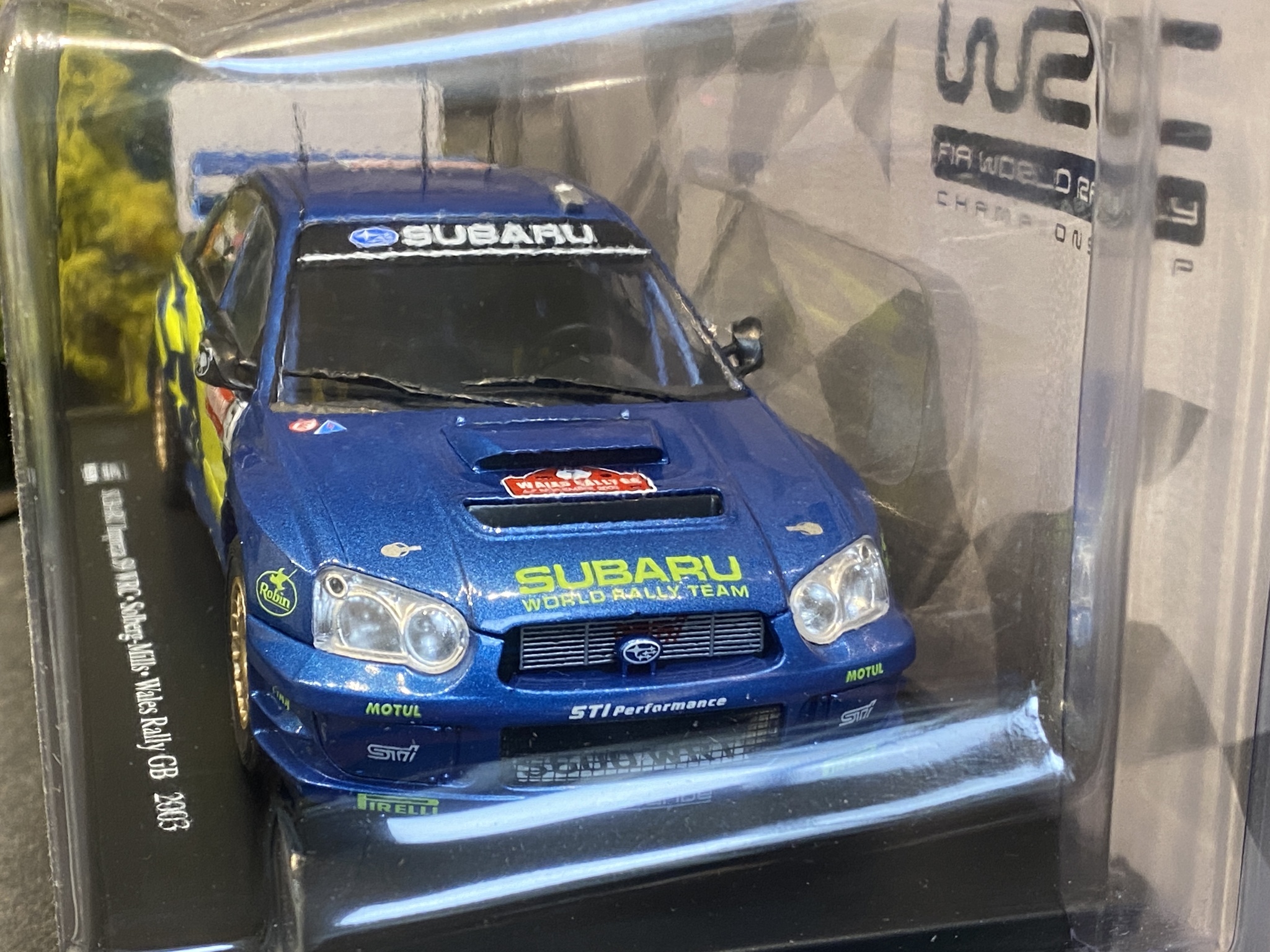 Skala 1/24 Subaru Impreza S9 WRC 2003' Solberg/Mills, Wales Rally GB fr Hachette