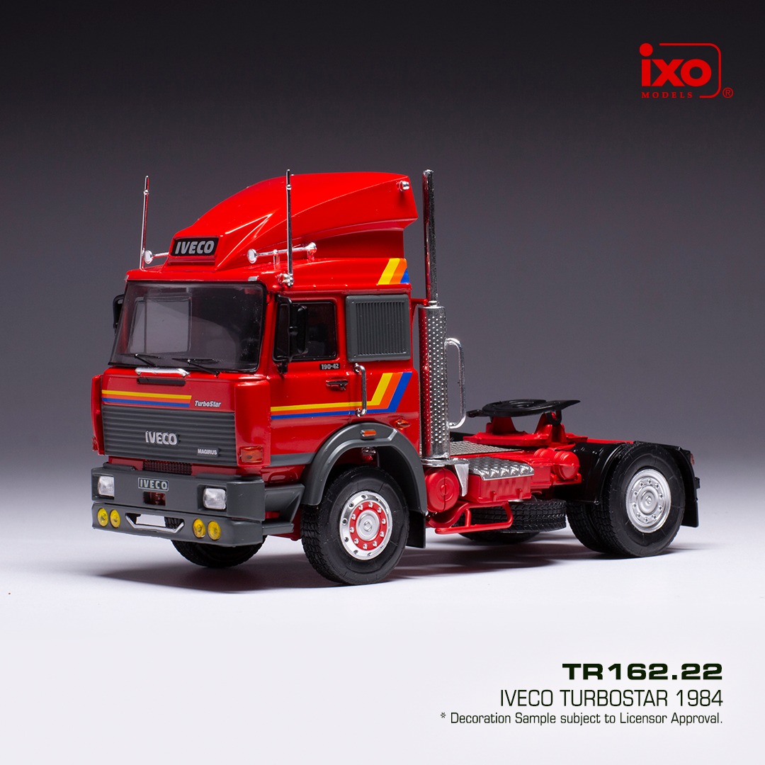 Skala 1/43 NYHET! Iveco Turbostar,1984, Red fr IXO Models
