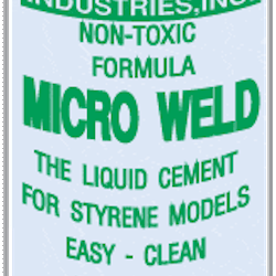 Micro Weld - Liquid cement for styrene plastic models fr Microscale Industries