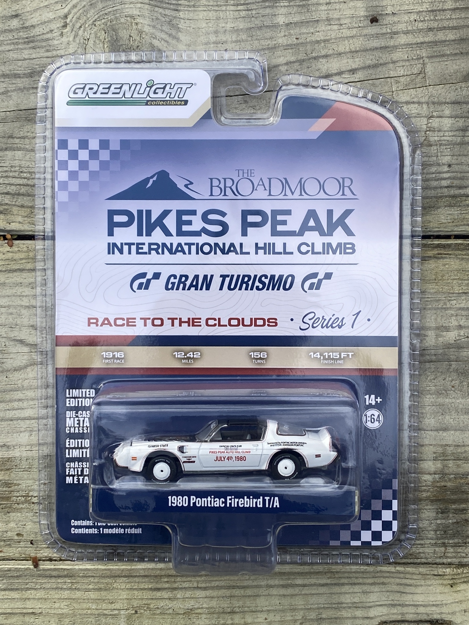 Skala 1/64 Greenlight "Pikes Peak" Ser.1: Pontiac Firebird T/A 1980