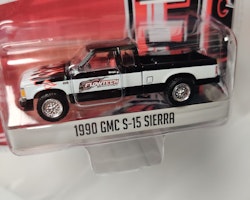 Skala 1/64 Greenlight "Running on Empty" GMC S-15 Sierra '90 "FLOWTECH" Ser.16