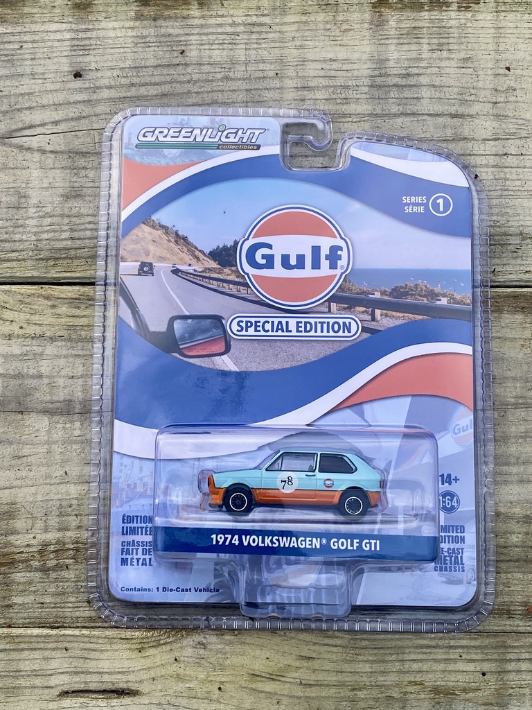 Skala 1/64 Greenlight "GULF" Special Ed. Ser.1: Volkswagen Golf GTI 74'