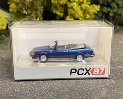 Skala 1/87 - SAAB 900 Cabriolet, Metallic dark blue fr PCX87