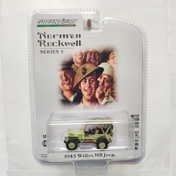 Skala 1/64 Greenlight "Norman Rockwell" Willys MB Jeep 1945