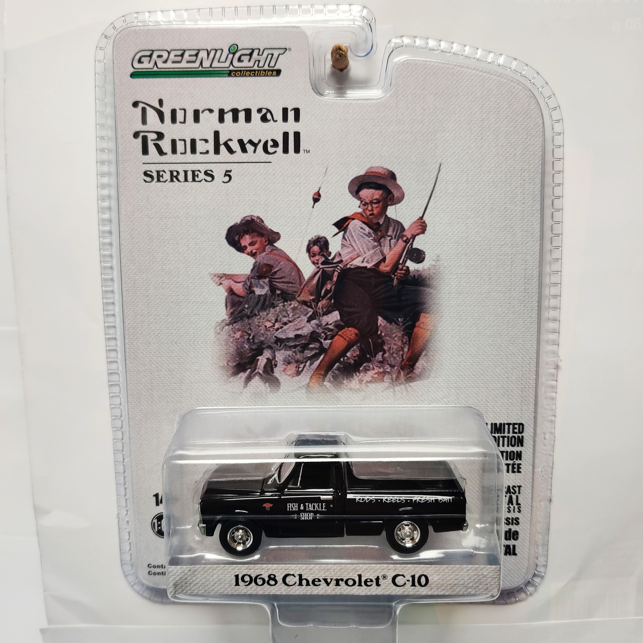 Skala 1/64 Greenlight "Norman Rockwell" Chevrolet C-10 1968 "Fish & Tackle Shop"