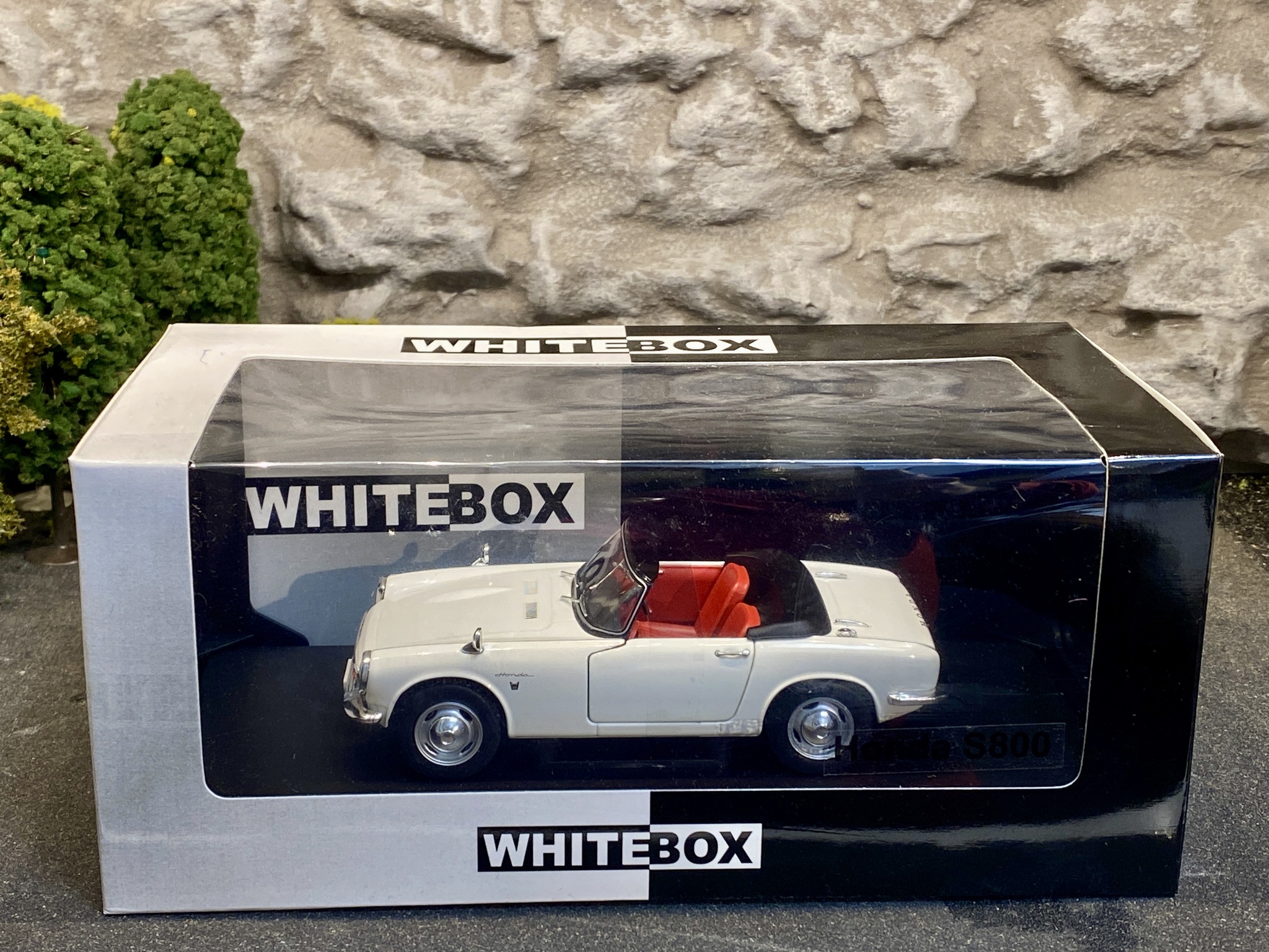 Skala 1/24 Honda S800, White fr WhiteBox