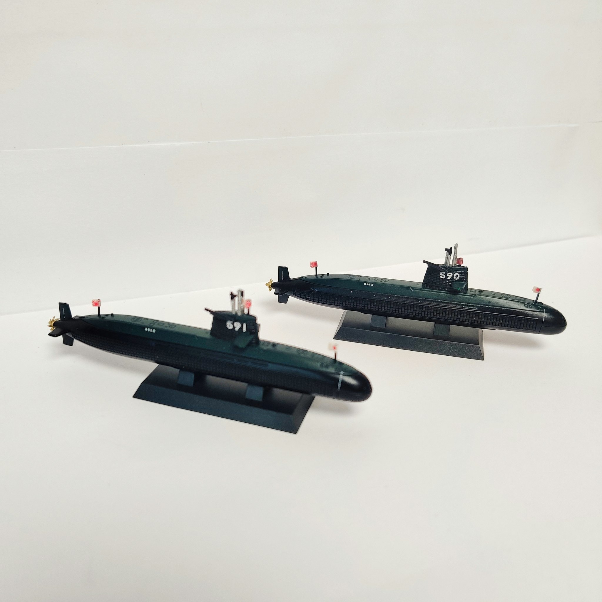 Skala 1/900 DeAgostini No:68 Japanska U-båtar, Michishio (SS-591) & Oyashio (SS-590), JMSDF