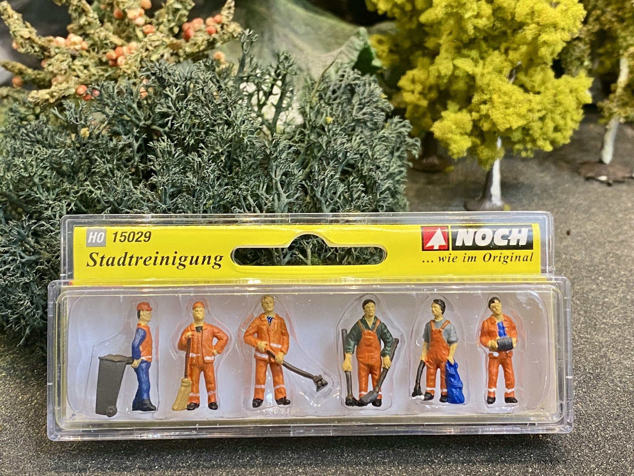 New! NOCH 15282 Skala 1/87 H0: City Cleaners and Accessories Set