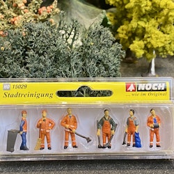 New! NOCH 15282 Skala 1/87 H0: City Cleaners and Accessories Set