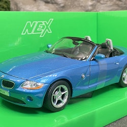 Skala 1/24 BMW Z4, Blue fr Nex models / Welly