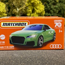 Skala 1/64 Matchbox 70 years - Audi TT RS Coupé 19' Green