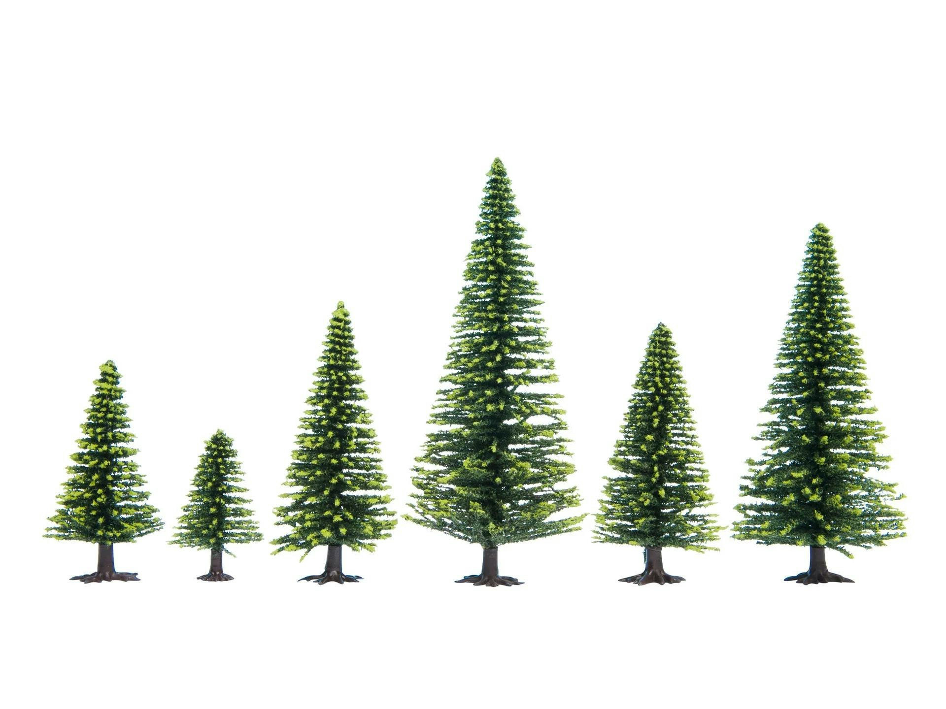 NOCH 26925 H0 TT Granar/Model Spruce Trees 10 stycken/pcs